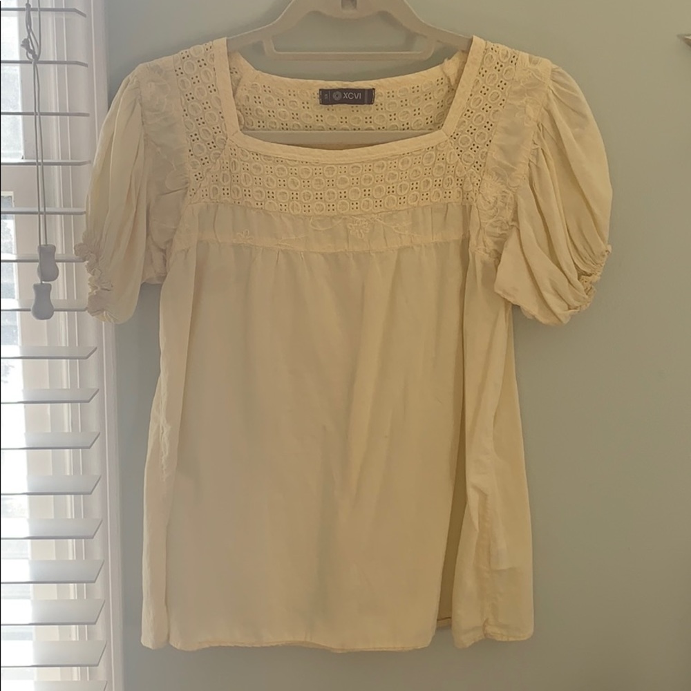 XCVI Yellow Blouse